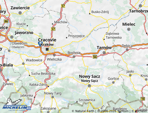 Carte MICHELIN Bocheński - ViaMichelin