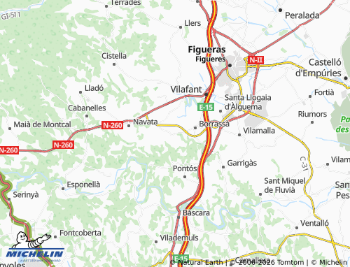 MICHELIN-Landkarte Ordis - ViaMichelin