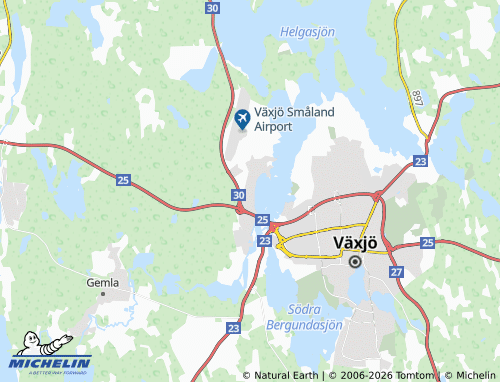 Carte MICHELIN Öjaby - ViaMichelin