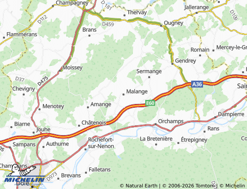 MICHELIN Malange map - ViaMichelin