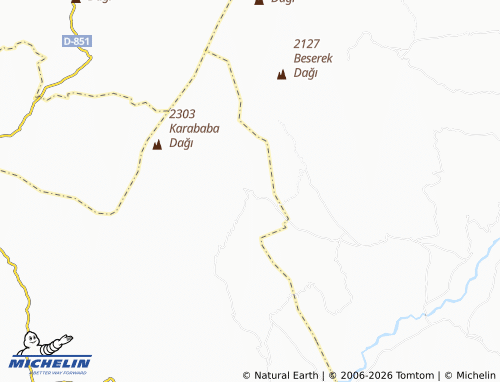 Mapa MICHELIN Örenyurt - ViaMichelin