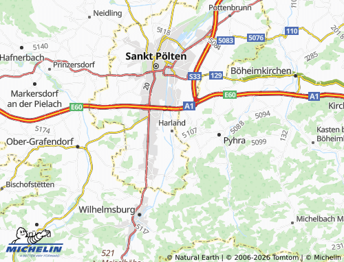 MICHELIN Harland map - ViaMichelin