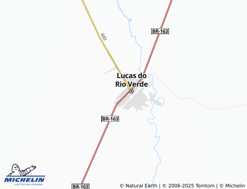 MICHELIN Bandeirantes map - ViaMichelin