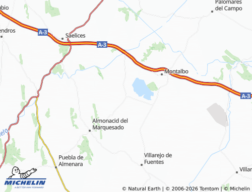 Mapa MICHELIN El Hito - ViaMichelin