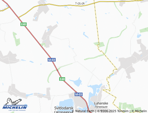 MICHELIN Vidrodzhennia map - ViaMichelin