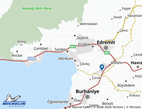 Kaart MICHELIN İkizçay - ViaMichelin