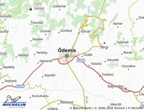 MICHELIN Zafer map - ViaMichelin