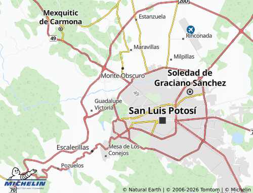 Mappa MICHELIN Arboledas de Jacarandas - ViaMichelin