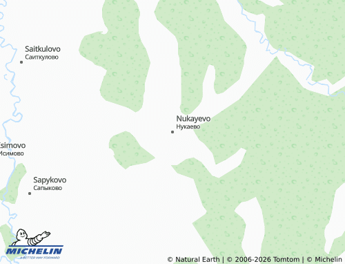 MICHELIN-Landkarte Nukayevo - ViaMichelin