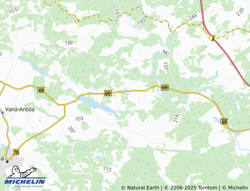 MICHELIN Majala map - ViaMichelin