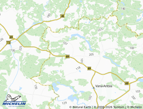 Kaart MICHELIN Kassi - ViaMichelin
