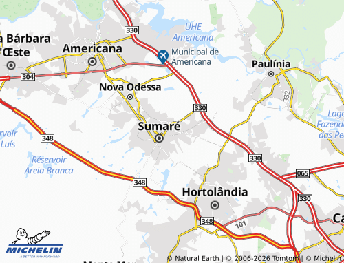 Mapa MICHELIN Altos de Sumaré - ViaMichelin