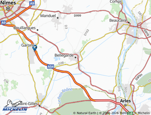 Mappa MICHELIN Bellegarde - ViaMichelin