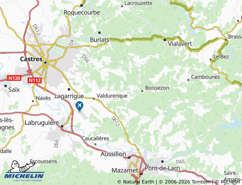 Mapa MICHELIN Noailhac - ViaMichelin
