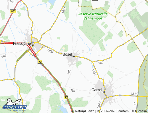 MICHELIN Bösel map - ViaMichelin