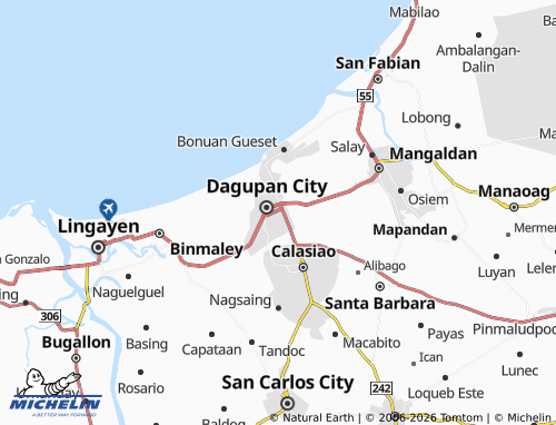 MICHELIN Mayombo map - ViaMichelin