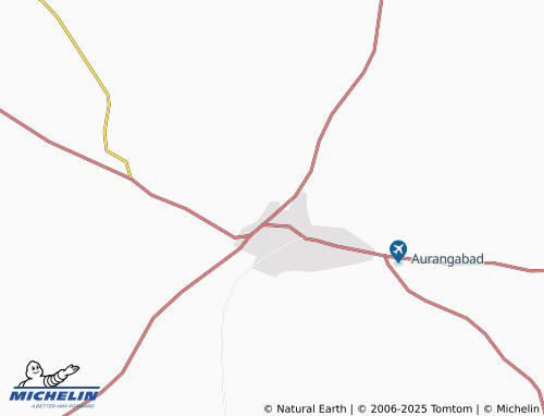 MICHELIN Aurangabad map - ViaMichelin