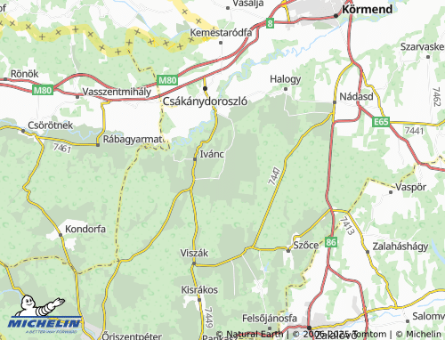 Mapa MICHELIN Felsőmarác - ViaMichelin