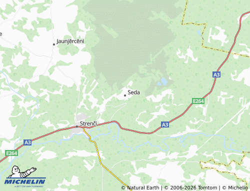 Mapa MICHELIN Seda - ViaMichelin