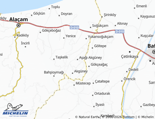Mappa MICHELIN Aşağı Akgüney - ViaMichelin