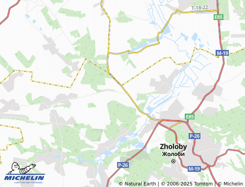 MICHELIN Khotivka map - ViaMichelin