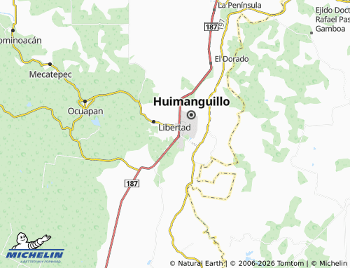 Mapa MICHELIN Canaan - ViaMichelin