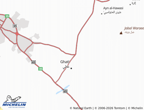 MICHELIN-Landkarte al-Wadi - ViaMichelin