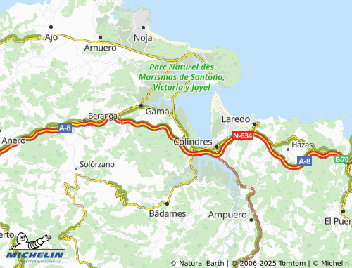 MICHELIN Ciceró map - ViaMichelin