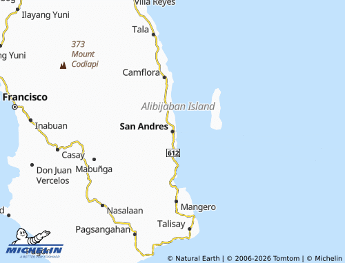 MICHELIN San Andres map - ViaMichelin