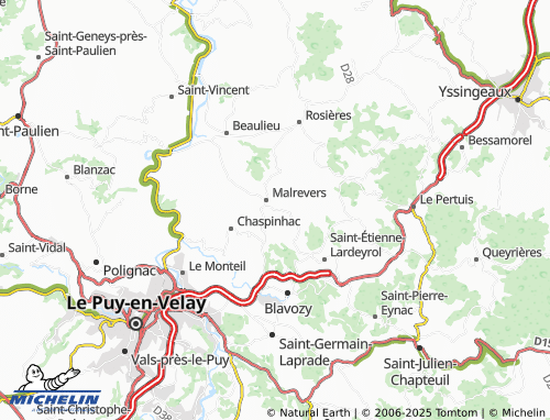 Carte MICHELIN Charraix - ViaMichelin