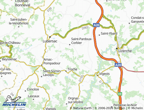 Mapa MICHELIN Champtiaux - ViaMichelin