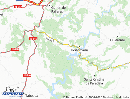 MICHELIN Belade map - ViaMichelin