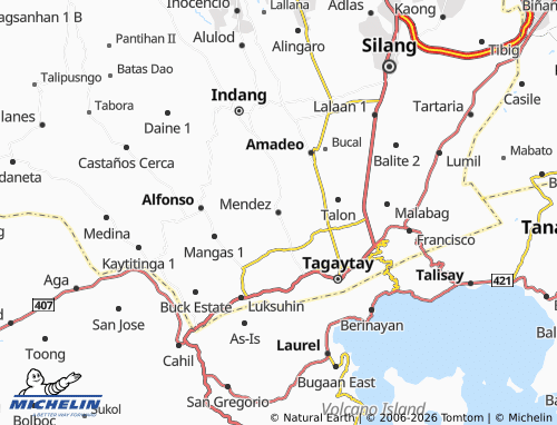 MICHELIN Mendez map - ViaMichelin
