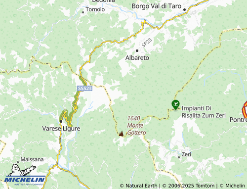 Mapa MICHELIN Montegroppo - ViaMichelin