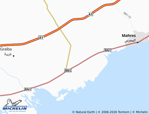 Mappa MICHELIN Seedi Fyadi - ViaMichelin
