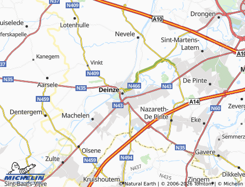 Mappa MICHELIN Deinze - ViaMichelin