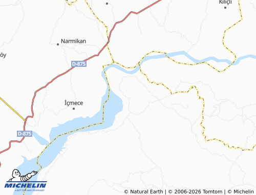 MICHELIN Kumlutarla map - ViaMichelin