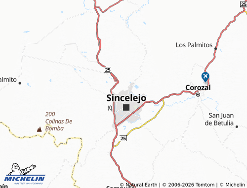 Carte MICHELIN Cielo Azul - ViaMichelin