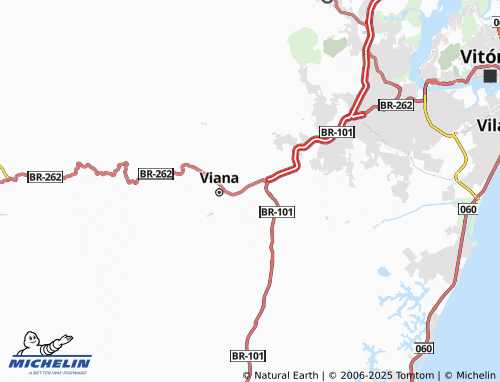 MICHELIN Bairro Vila Nova map - ViaMichelin