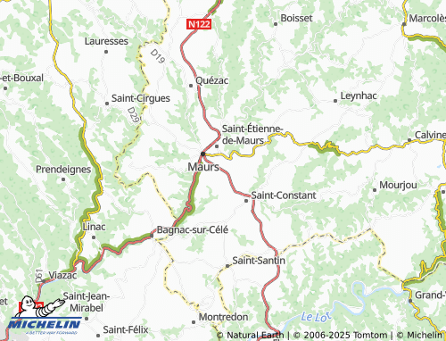 MICHELIN Les Vignottes map - ViaMichelin