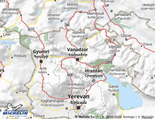 MICHELIN Lori map - ViaMichelin