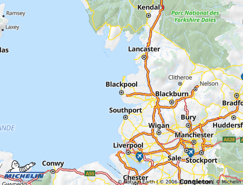 Mappa MICHELIN Blackpool - ViaMichelin
