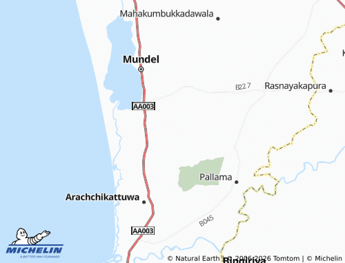 Mapa MICHELIN Buruthakele - ViaMichelin
