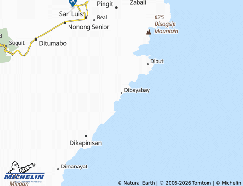 MICHELIN Dibayabay map - ViaMichelin