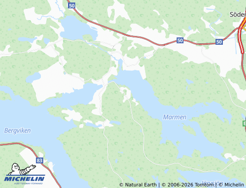 Carte MICHELIN Sunnanå - ViaMichelin