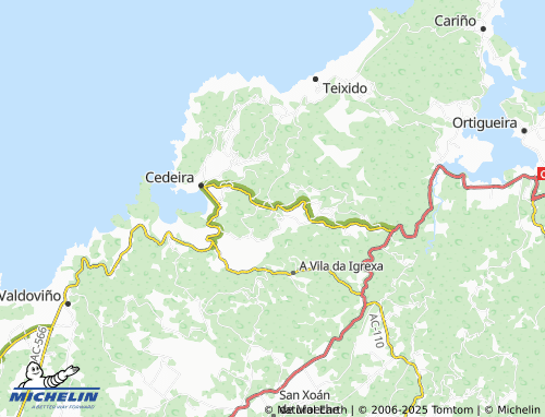 MICHELIN A Revolta map - ViaMichelin