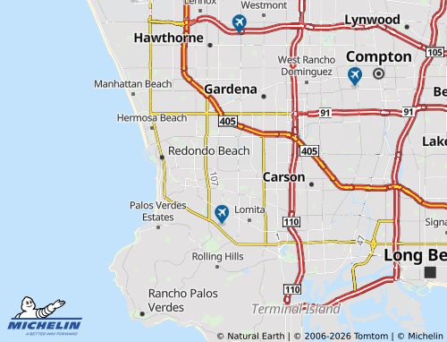 MICHELIN Torrance map - ViaMichelin