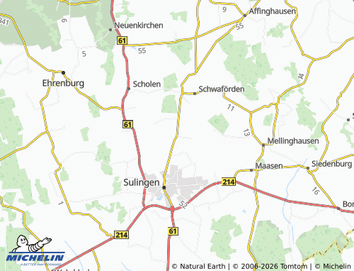 MICHELIN Vorwohlde map - ViaMichelin