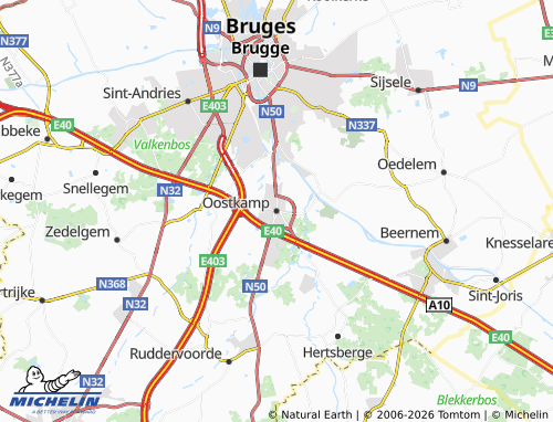 Mapa MICHELIN Oostkamp - ViaMichelin