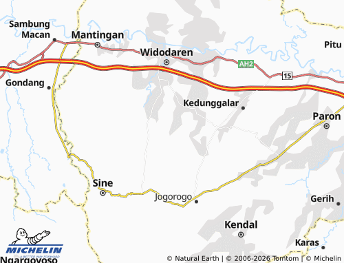 Mapa MICHELIN Sekar Alas - ViaMichelin